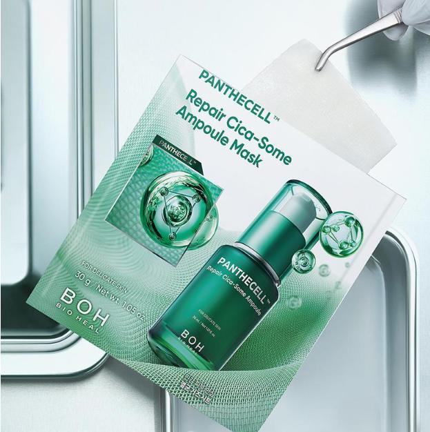 Bio Heal Boh Panthecell Repair CicaSome Ampoule Mask 5pcs / 10pcs Soothing & Barrier Care