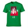 Unisexs Cotton Tshirt Anime Girl Print Casual Crew Neck Short Sleeve Tees For Daily Wear