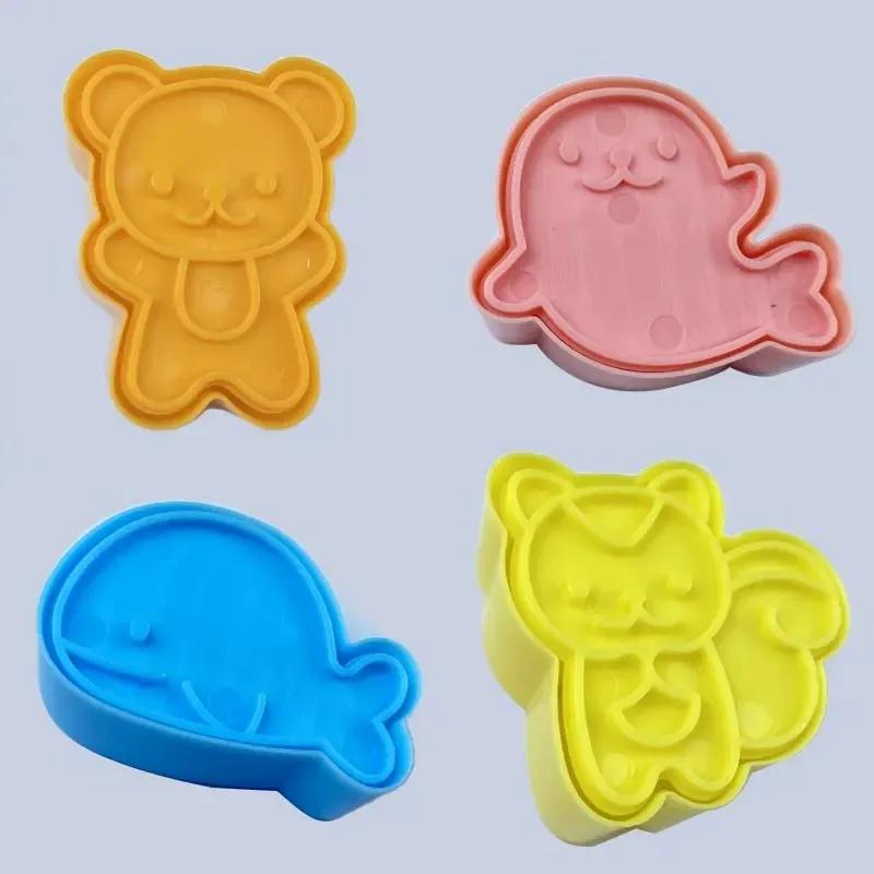 4pcs Sandwich Molds Biscuit Molds Baking Tools Return To School School Supplies Lunch Box Accessories