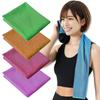 Cooling Cooling Sports Large Size Cool To the UV High Antibacterial and Heatstroke Heat Sweat Absorbent and Jogging Color Set Towels, Towels, Towels,