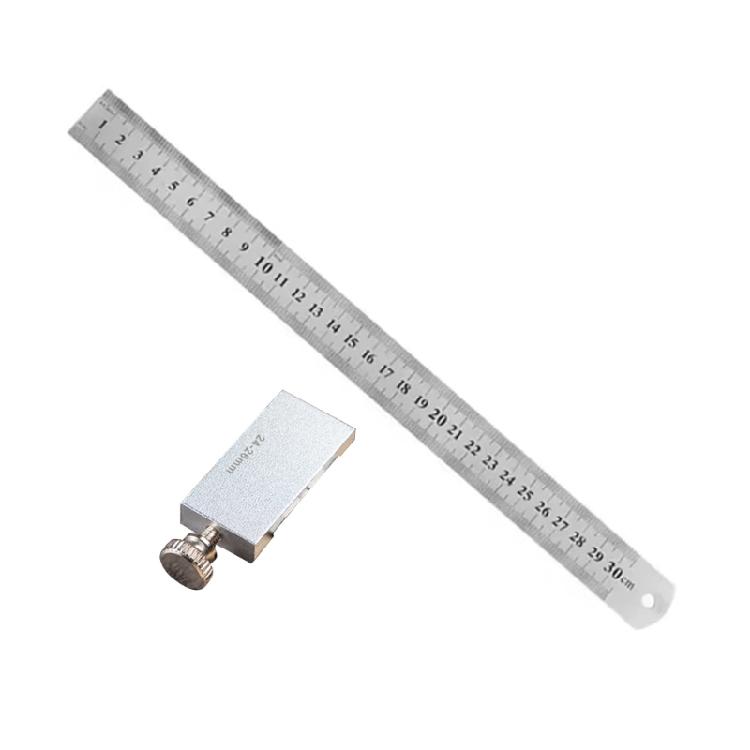 15/20/30/40cm Metal Measuring Marking Gauge with Slide Stop Carpentry Square Woodworking Tool Carpenter Scribing Ruler