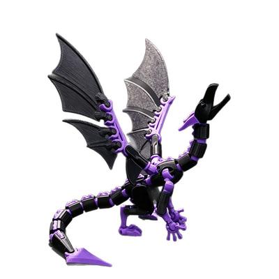 3d Printed Dummy 13 Dragon Flying Action Figure Multi-Jointed Movable DIY Assembled Articulated Dragon Robot Figure Toys Gift