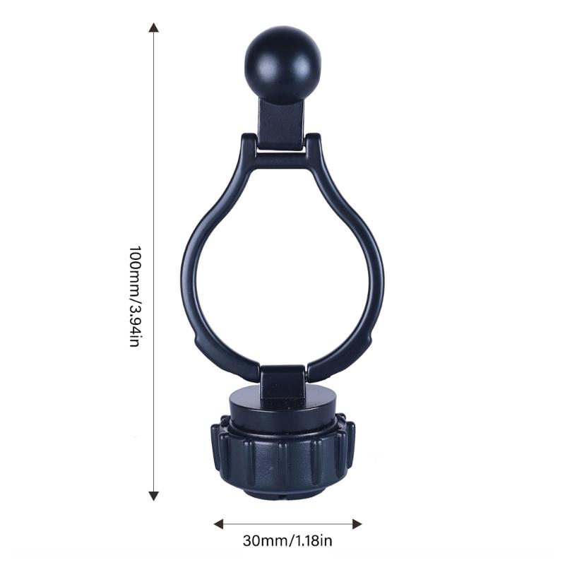 17mm Ball Head Extension Rod for Desktop Tablet Holders Magnetic Phone Mounts 360 Degree Rotating Aluminum Extender Arm