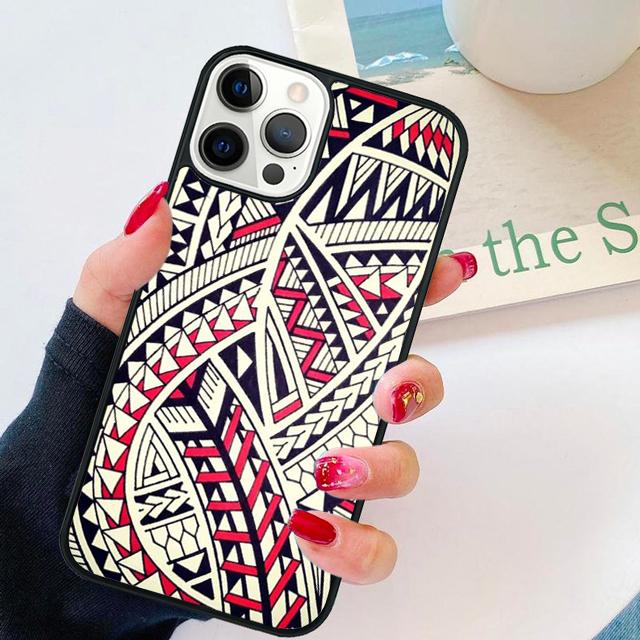 Maori Samoan Coque Phone Case for iPhone 17 Air 16 Coque 15 14 12 13 PLUS 11 PRO MAX Cover Fundas Shell