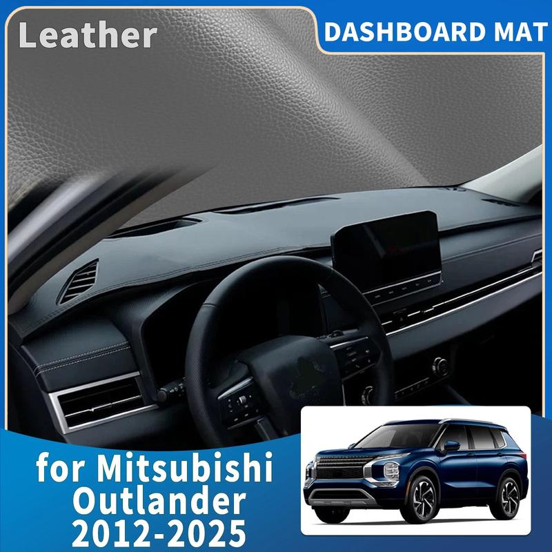 fit for Mitsubishi Outlander -2025 PHEV Car Dashmat Accessories Dashboard Cover Pad DashMat Sunshade Protective Carpet
