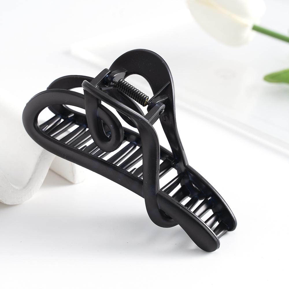 

Винтажная пластиковая заколка для волос в форме сердца для женщин, держатель для волос на затылке, элегантные заколки для волос, модные аксессуары для волос