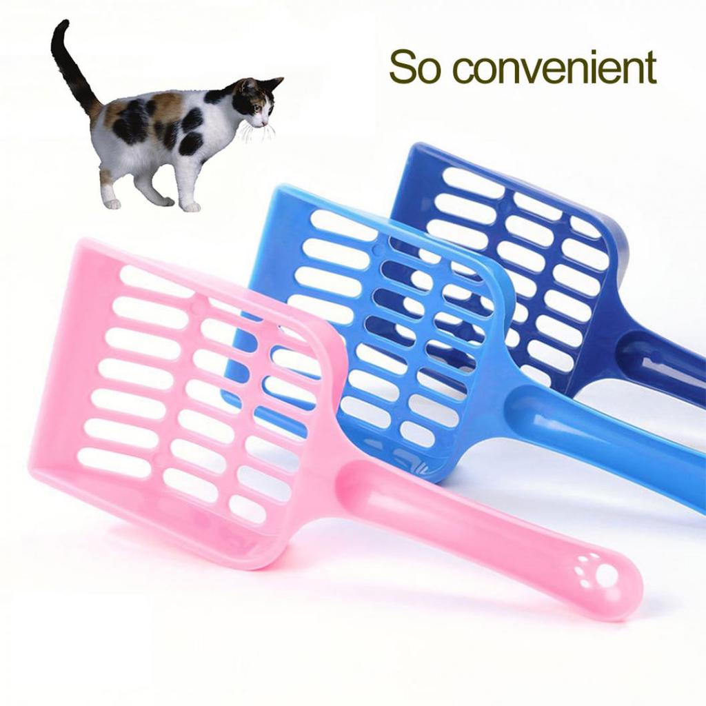 Kitten Sand Waste Scooper Shovel Hollow Out Plastic Litter Scoop Clean Tool for Pet Dog Cat Scoop Pet Supplies