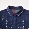 Mid-Aged Women's Pure Cotton Layered Shirt