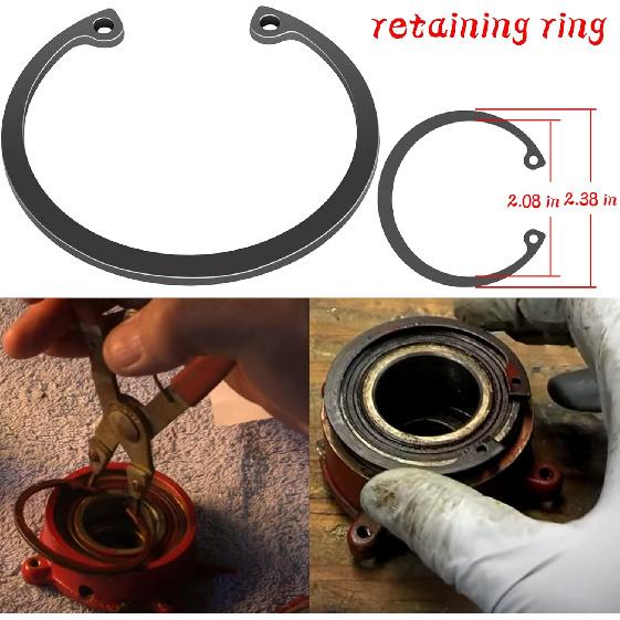 Raw Water Pump Repair Rebuild Kit Fit for 1999-2005 Volvo Penta Gas Sterndrive Replaces Johnson 09-5000