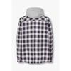 Studio Tomboy Detachable Hoodie Check Shirt Jumper 91m6113113 