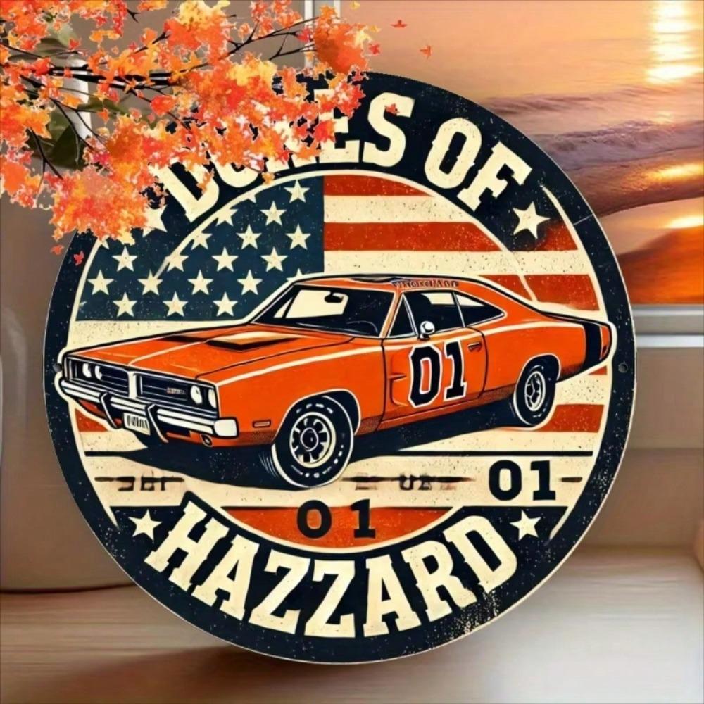 Vintage American Car Metal Poster Wall Art Garage Decor