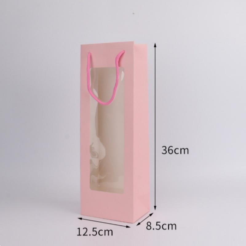 12pcs Wedding Wine Gift Bags with Handles Bottle Packaging Bags for Red Wine Party Favor Gifts