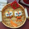 Chinese Style Lion Dance Tassels Pendant Year of Horse Cartoon New Year Zodiac Plush Doll Awakened Lion Lucky