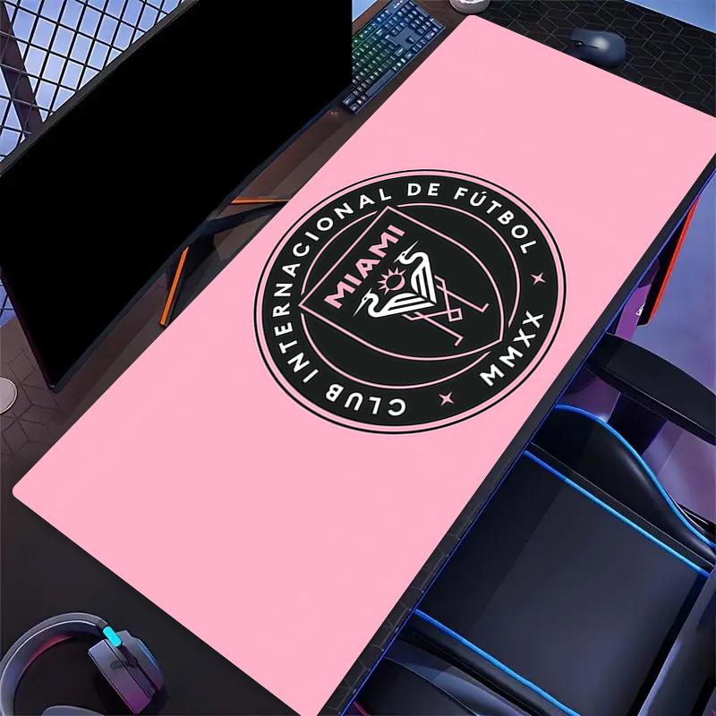 Inter Miami CF Print Cushion Non-slip Laptop Tablet Big Mousepad XXL Mat Mini PC Playmat With Lock edge