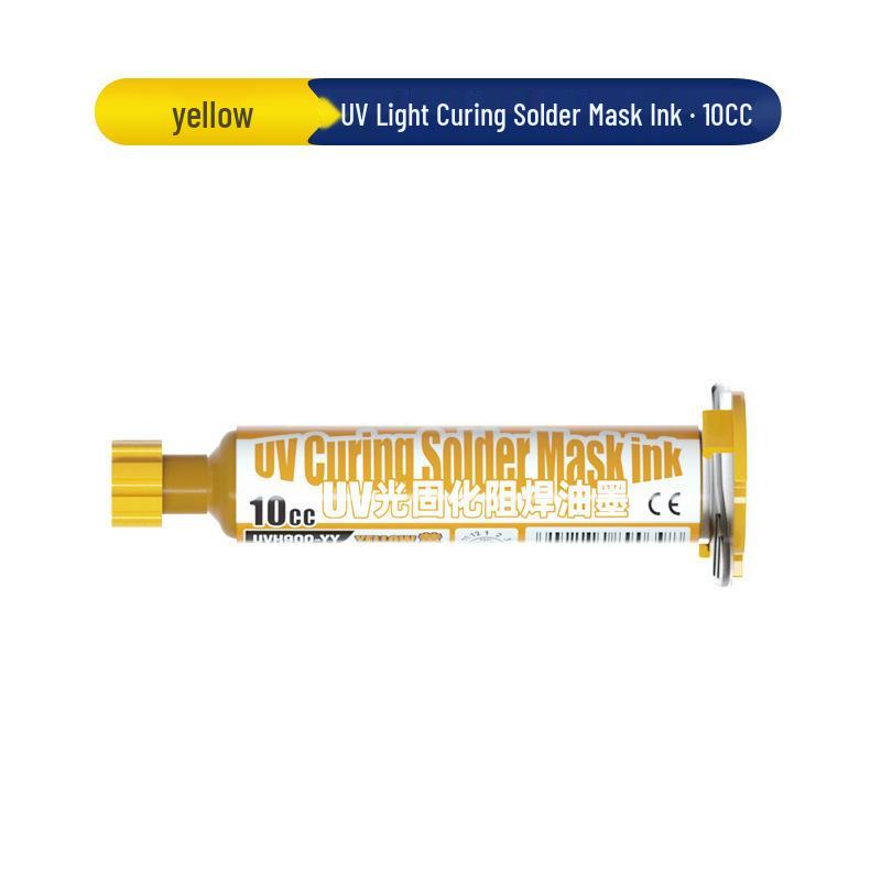 

UV Green/Red/Yellow/Blue/Black PCB Solder Mask: Photo-curable, Wash-free, BGA Repair Tool