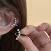 Korean Zirconia Ear Cuff: Elegant, Versatile Cartilage Clip for Women