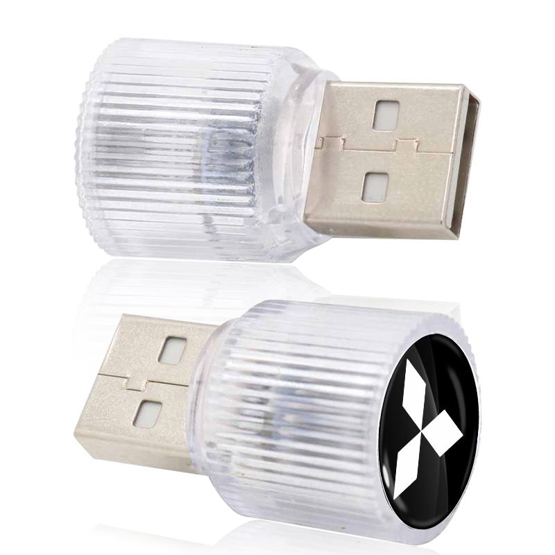 New USB LED Car Light Auto Interior Atmosphere Light For Mitsubishi ASX I200 Outlander Pajero Eclipse Lancer