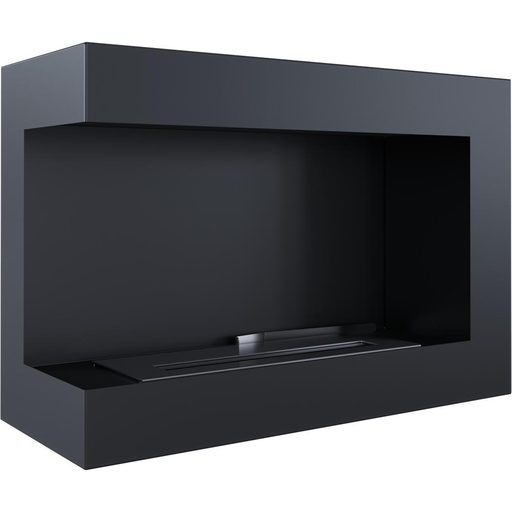 Wall Mounted Bioethanol Fireplace DELTA 700 TÜV Left-sided