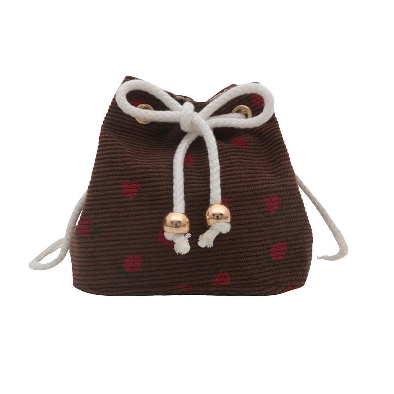 Summer Embroidery Chinese Feng Shui Bucket Bag Women New Crossbody Bag Women Ins Fashion Niche Bucket Bag Women