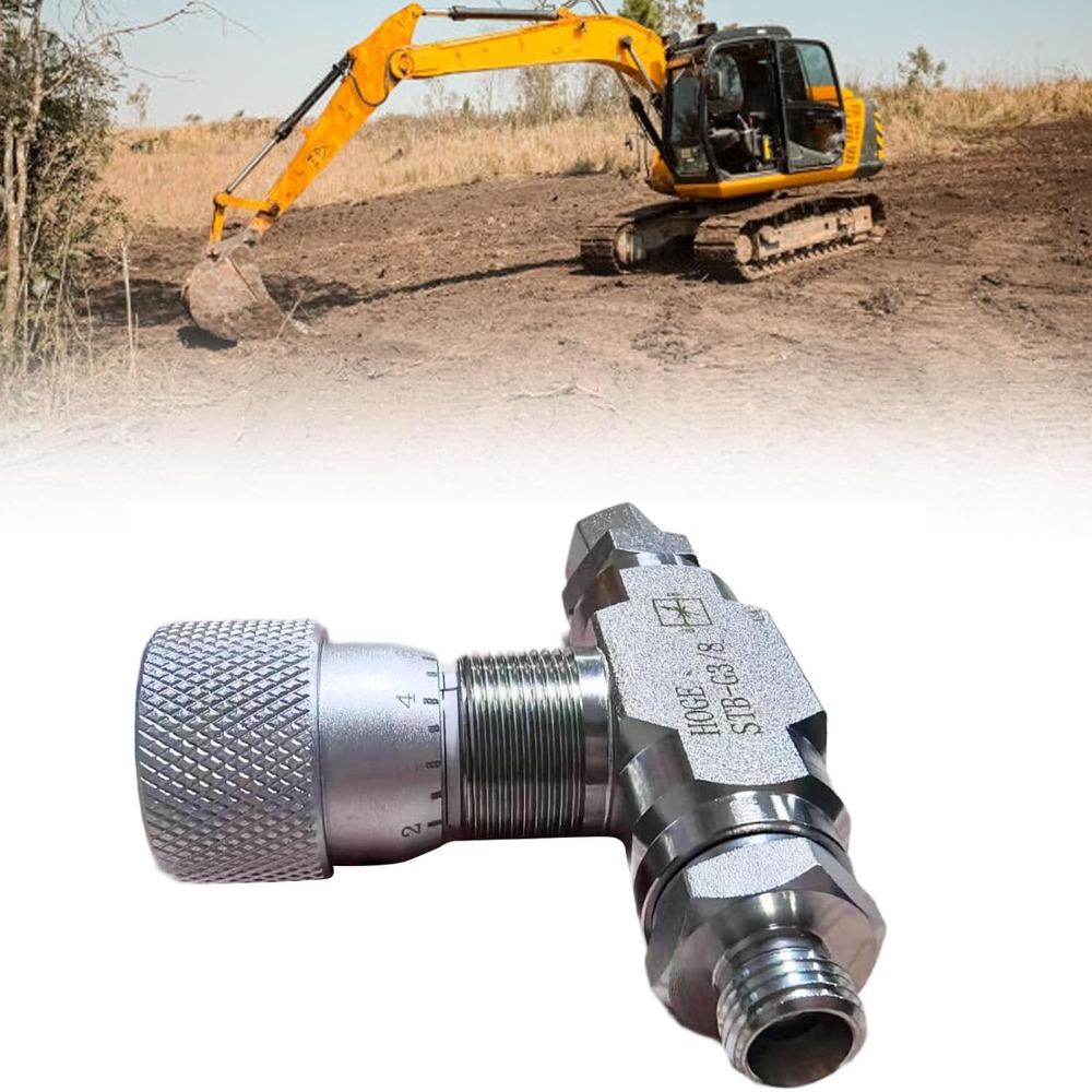 M14 Thread Connector Hydraulic Flow Control Valve Mini Excavator Valve For 1-2 Ton Mini Excavator