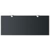 Étagère murale - vidaXL - 50 x 20 cm - Verre incassable - Noir - Design contemporain