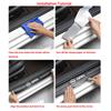 New Car 3D Carbon Flber Car Door SIll Protector Scratch Proof Tape For Opel Insignia Astra Antara Meriva Zafira H G Corsa
