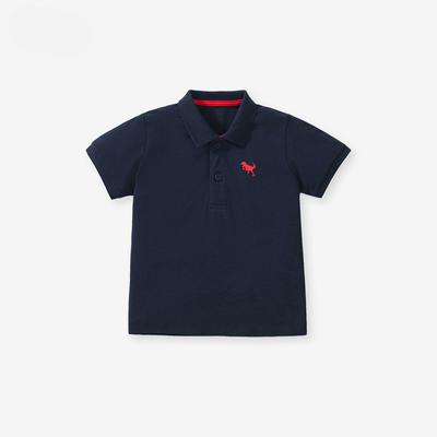 Cotton T-shirt Style Children's Polo Shirt Summer Cotton Boys' Undershirt Short-sleeved Girls' T-shirt