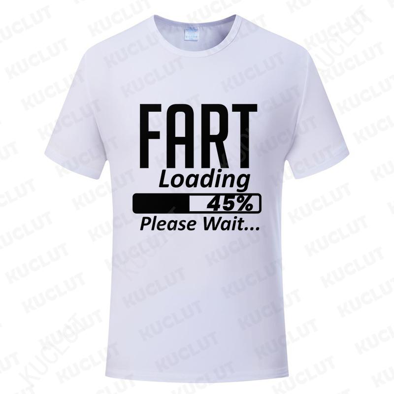 Warnung Furz wird geladen Herren T-Shirt Lustiges Furzen Unhöfliches T-Shirt Witz Gag T-Shirt für Mann Papa Geschenke Herren Kleidung Kurzarm Kleidung Oberteile