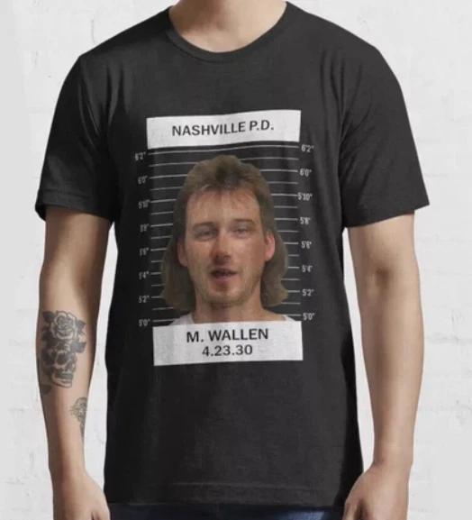 Morgan Wallen Mugshot T-Shirt Country Music Vintage Shirt XL