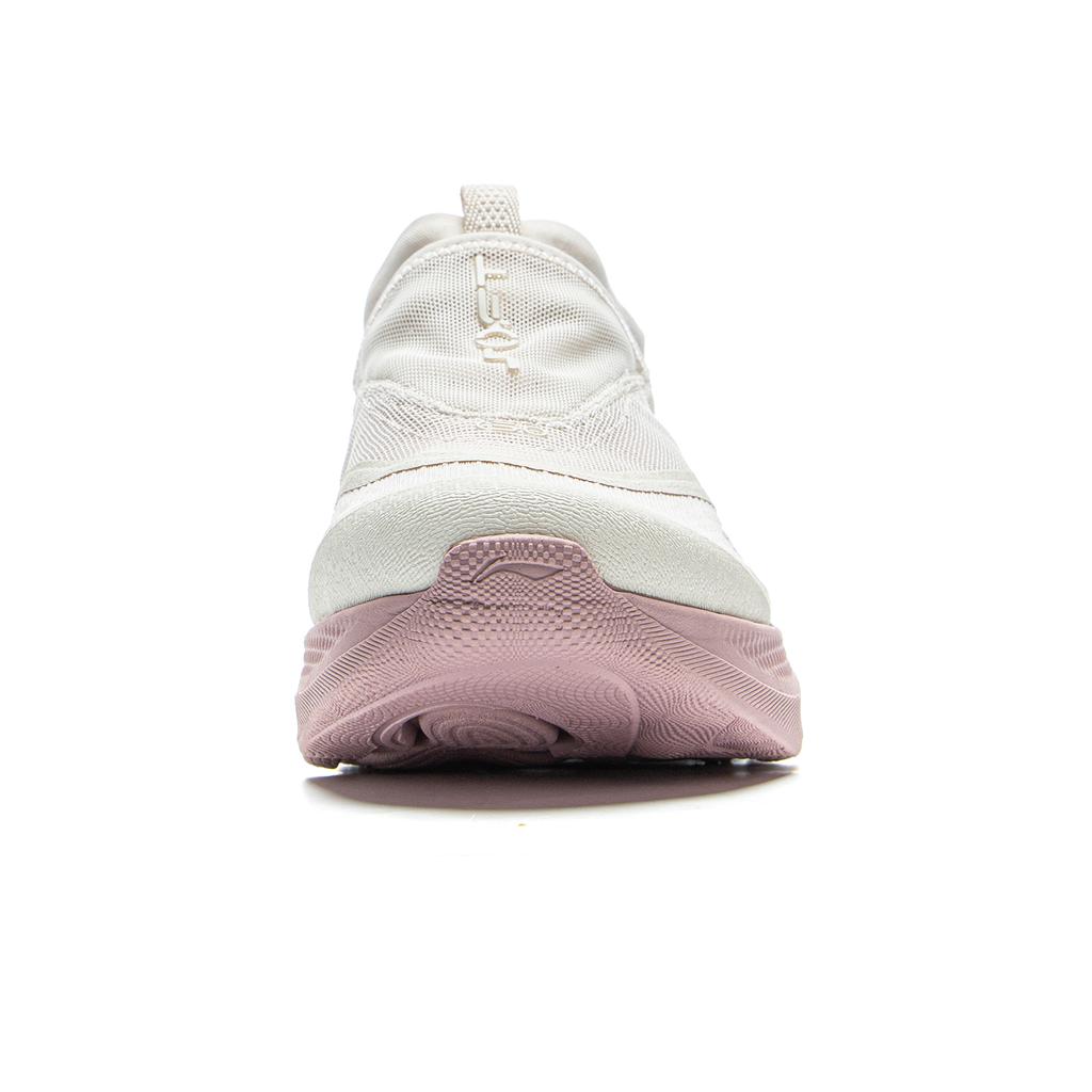 Li-Ning Soft Go 2 Trendy Comfortable Versatile Fashion Breathable Lightweight Low-Top Casual Shoes Women Sneaker Gray Pink AGLV006-40