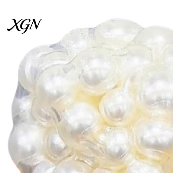 Moldable Stress Ball Faux Pearl Bead Squeeze Toy Shapeable Crunchy Beaded TPR Sensory Anti-anxiety Fidget Decompression Tools