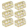 12PCS Hollow Out Candy Box Chocolate Gift Treat Boxes Container Case Wedding Party FavorS Gold