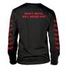 Metal Blade Records Unisex Adult Crushed Skulls Long-Sleeved T-Shirt