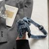 Borsa Mini in Denim Multistrato Retrò Borsa per Cellulare Borsa a Tracolla da Donna