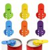6PCS Can Opener Handheld Plastic Small Sealer for Beer Cola Beverage Cans Simple Rotating Dustproof Cup Lid Sealing Small Tool