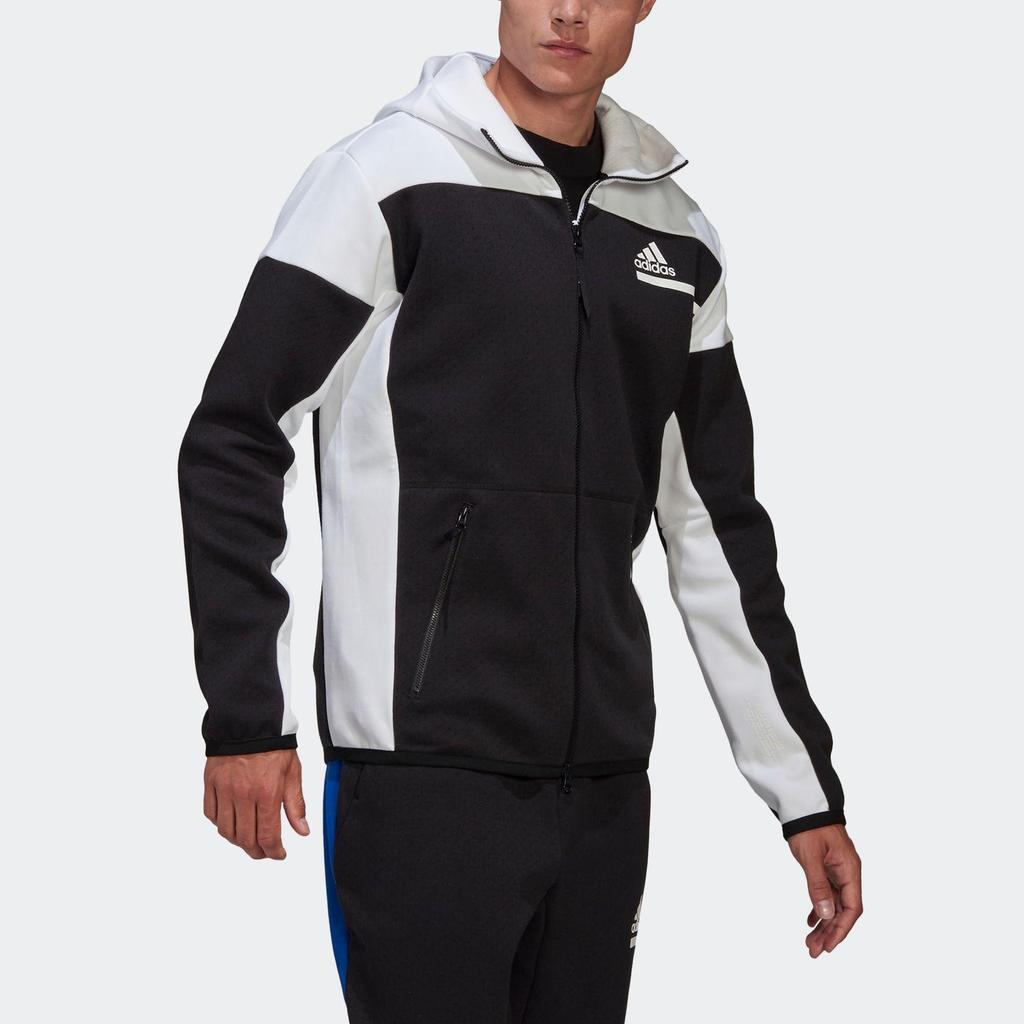 adidas ZNE FZ Hooded Jacket Black Men's GM6533
