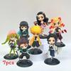 Demon Slayer Kamado Tanjirou Pvc Figurines With Anime Characters Display For