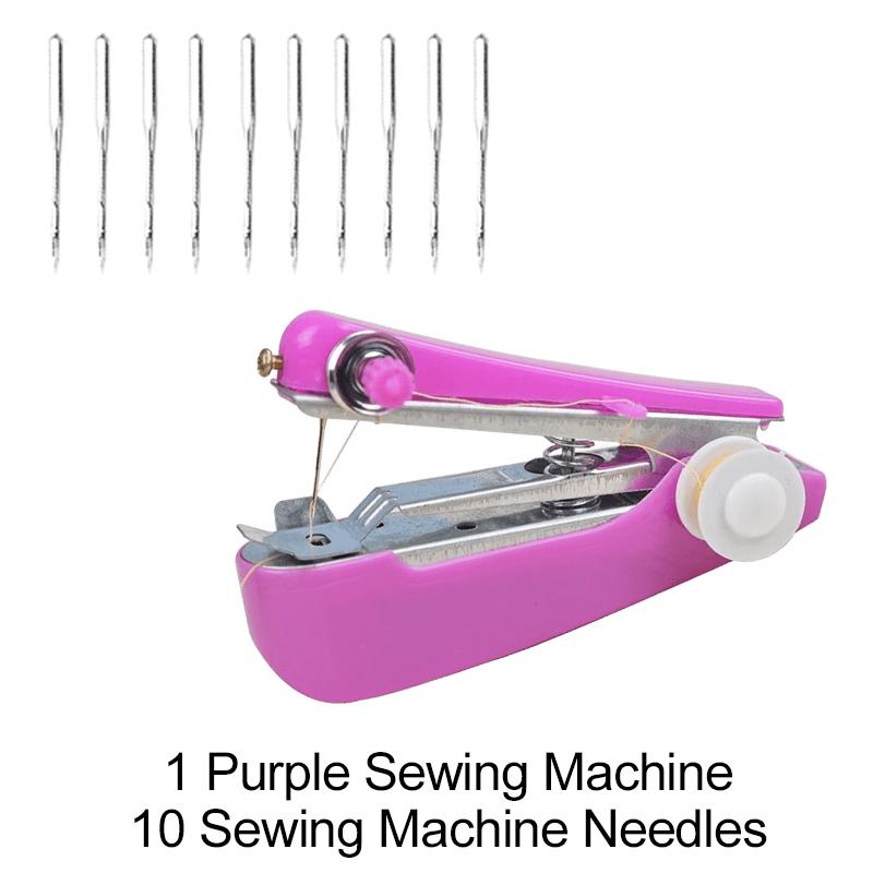 Sewing Tools Mini Sewing Machine with Replace Needles Multiple Colors Household Manual Repair Clothes Simply Needleworks Set ZYF