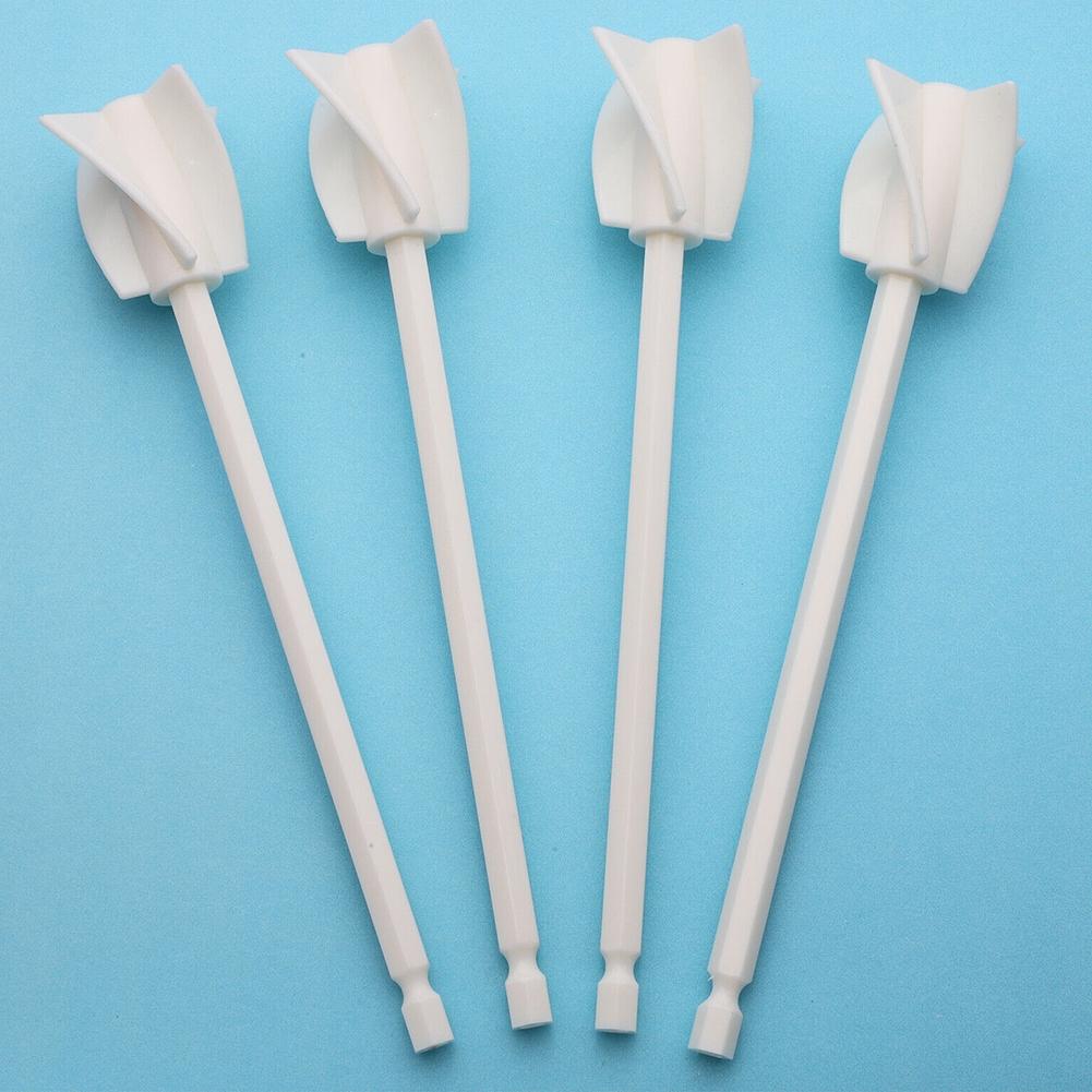 16.5x3.4cm Stirring Paddles 4pcs ABS Attachment Drill Paint