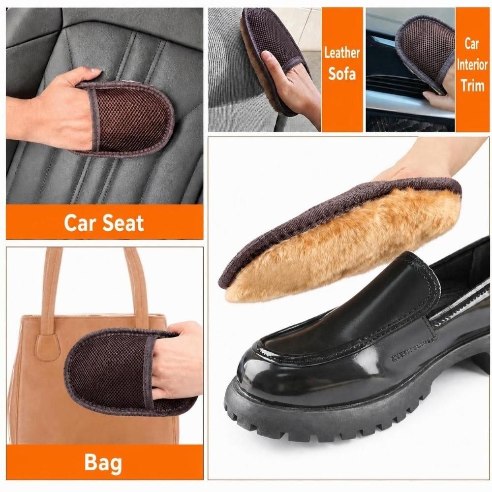 Mesh Fabric Shoes Cleaning Tool Labor-saving Handbag Leather Brushes Shoes Polished Gloves Shoes