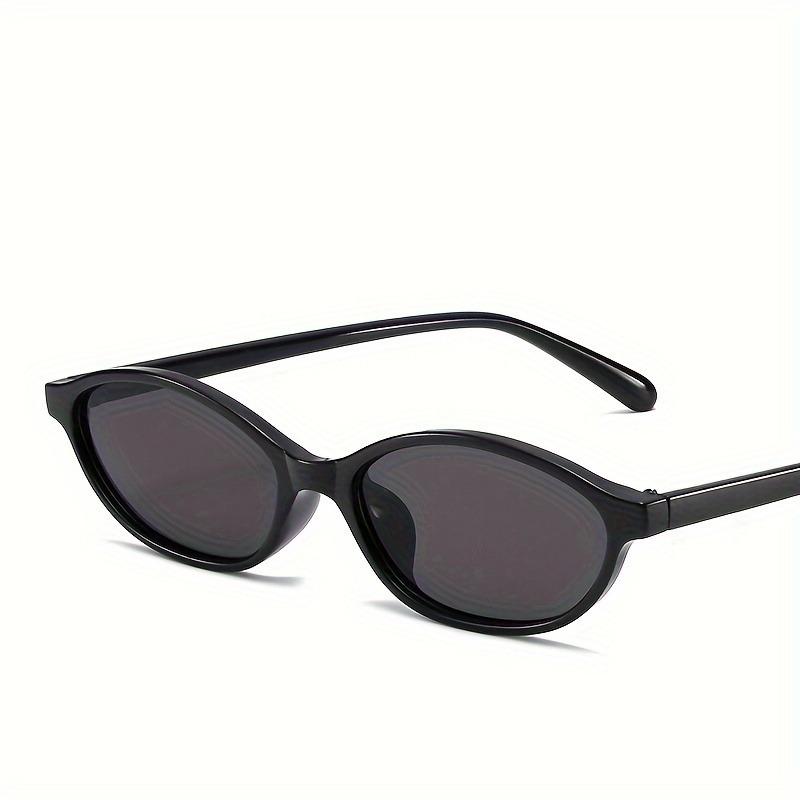 Chic Women's Retro Oval Fashion Glasses - Anti-Reflective Durable PC Frame & Hinge Perfect for Beach & Party Wear