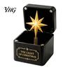 Holiday Party Supplies Christmas Magic Gift Box, Spring-Loaded Pop-Up 3D Santa Claus Figurines Snowman Angel Elk Trick Box for Xmas Parties,