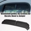 2PCS Ventilation Grilles Fly Screens For Ducato Boxer Jumper Anti Mosquito Grille For Automobiles