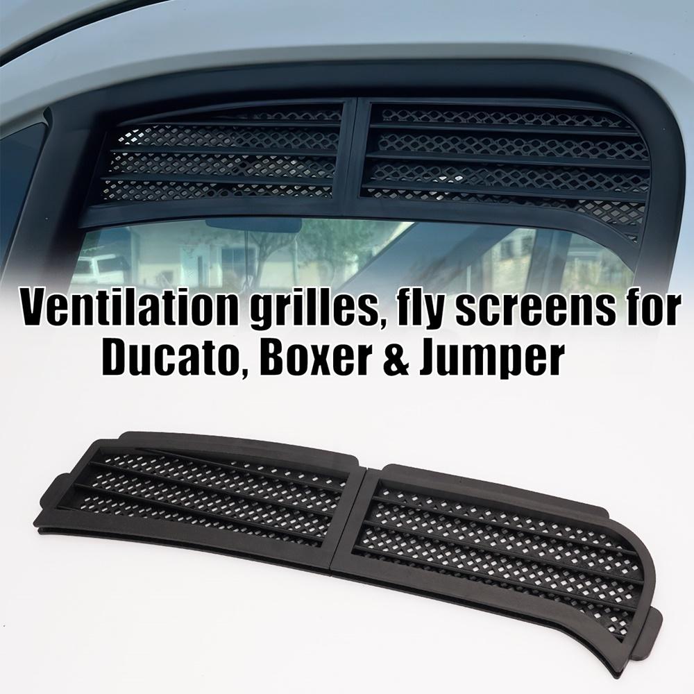 2PCS Ventilation Grilles Fly Screens For Ducato Boxer Jumper Anti Mosquito Grille For Automobiles