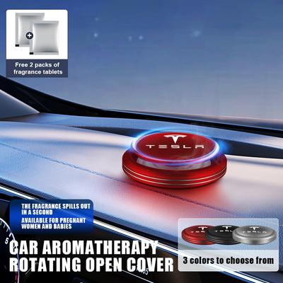 Car Air Freshener Aromatherapy Diffuser Solid Lasting Perfume For Model 3 Model S X Model Y Roadster SpaceX K80 Invader