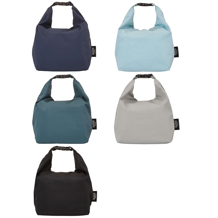 Delfonics Women's Handbag with Inner Carrying Studs and Roll-Top (Light Blue)