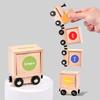 Wooden Magnetic Train Set, Early Educational Toys For Kids, Color And Shape Sorting Game, Fine Motor Skills Development Toy
