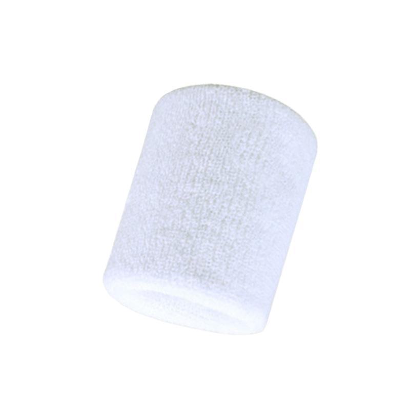 Solid Color Sweat-Absorbing Wristband for Sports & Fitness