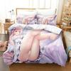 Anime Misono Mika Blue Archive Bedding Set Duvet Cover Bed Set Quilt Cover Pillowcase Comforter king Queen Size Boys Adult