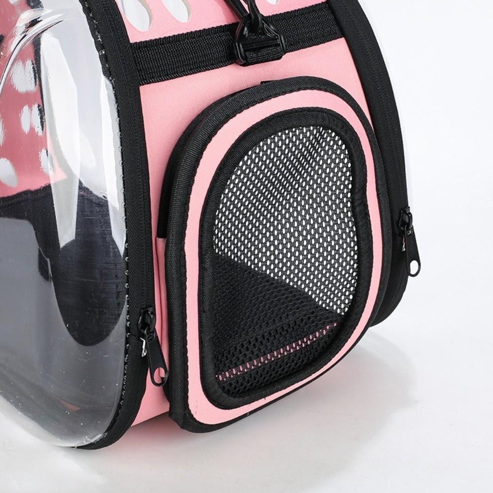 Breathable Pet Shoulder Bag Transparent Large Capacity Pet Carrier Lightweight Foldable Portable Shoulder Strap Bag